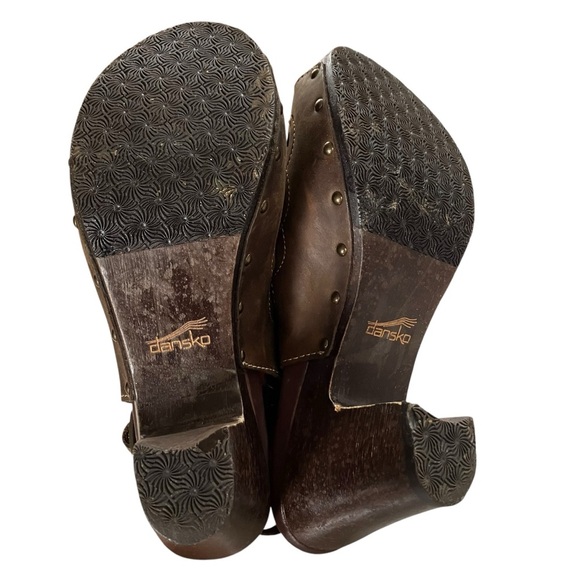 Dansko Rowena clog sandals Brown 38 - Picture 4 of 6